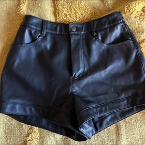 Forever 21 Leather Shorts